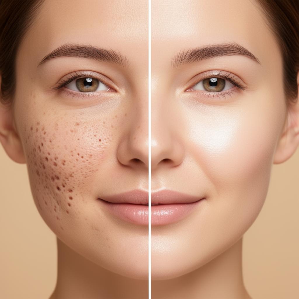 Carbon Laser Facial before and after